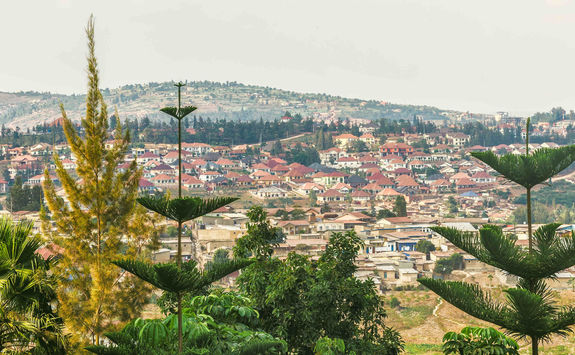aerial view kigali
