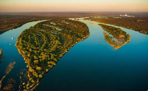 zambezi river aerial