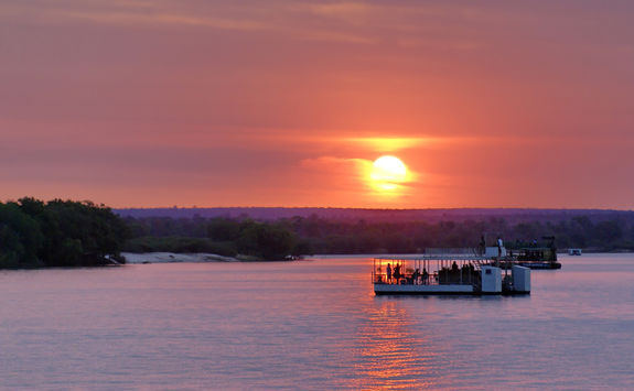 pontoon boat zambezi