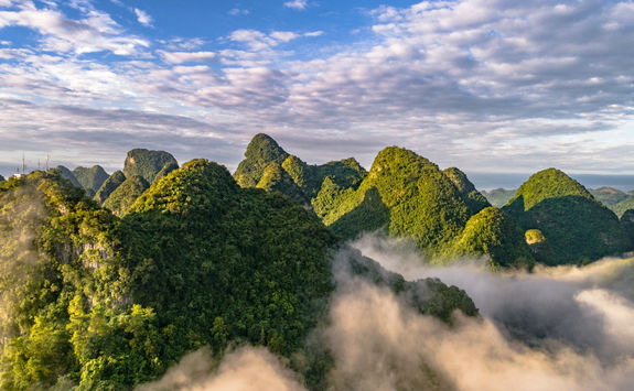 aerial cloudscape