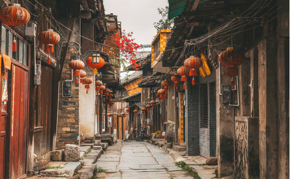 alley daux town guilin