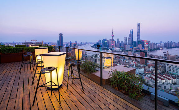 rooftop skyline Shanghai