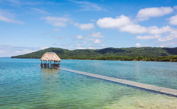 Lake Peten Itza jetty
