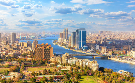 View of Cairo and the Nile