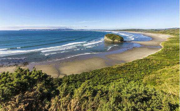 pinguineras beach at chiloe island
