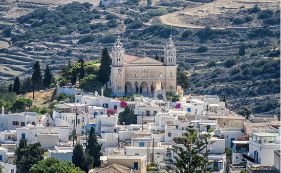 lefkes village hilltop