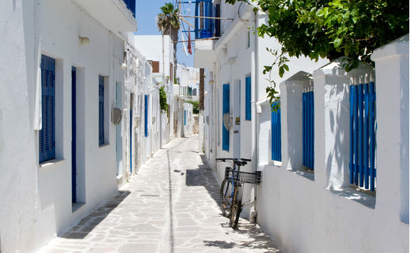 street of paros