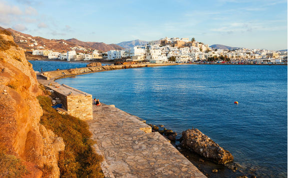 naxos aerial view
