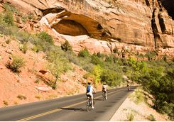 Biking in Zion