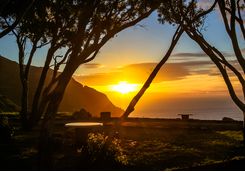 Sunset over Chapman's Peak