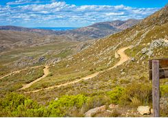 View across the Swartberg Pass