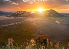 Sunrise over Mount Bromo