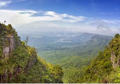 View over the Drakensberg Mountains