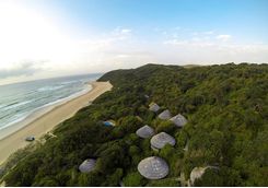 Aerial view of Thonga Beach Lodge