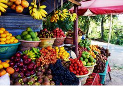 Bali market stall