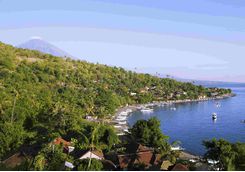 Bali aerial