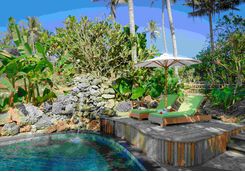 nihiwatu spa private sun loungers