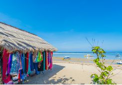 beach market in bali