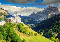 dolomites church
