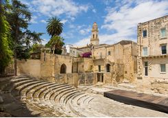 Ancient ruins in Lecce
