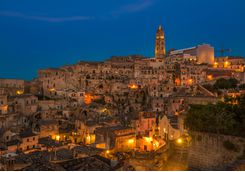 Matera at night