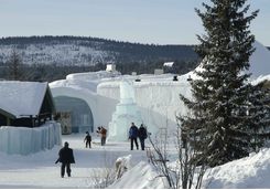 The icehotel in Jukkasjärvi