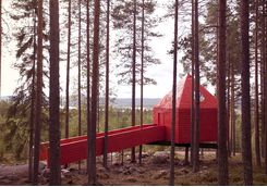 The Blue Cone at the Treehotel