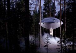 UFO at the TreeHotel