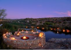 bushmans kloof dining by candlelight