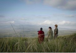 maasai guide with guests