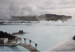 View across the Blue Lagoon