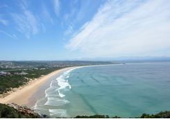 Plettenberg Bay beach view from above