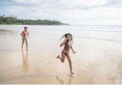 Kids on the beach