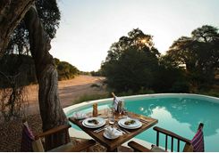 Dining overlooking the Jongomero