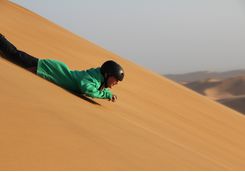 sand boarding namibia
