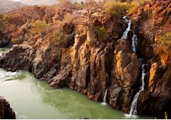 Kunene River, Angola border