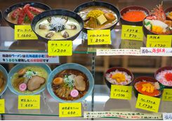 Replica food in Tokyo