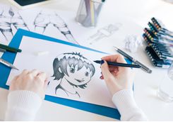 Manga class in Tokyo