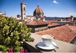 Coffee with a view of Florence