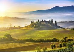 Sunrise in Tuscany