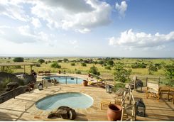 Serengeti decking and pool
