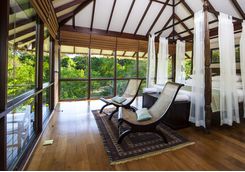 master bedroom of ulagalla villas