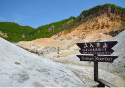 Signpost in Hell Valley