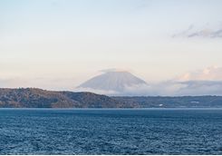 Mount Yotei viewed across Lake Toya