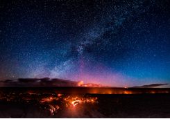 First light at Hawaii Volcanoes National Park