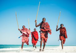 masai people beach