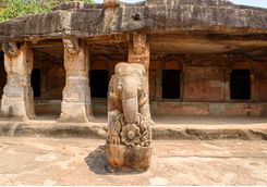 Jain caves outside Madurai