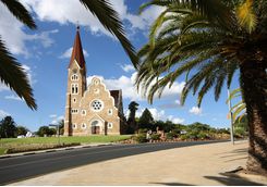 A view of Christ Church in Windhoek