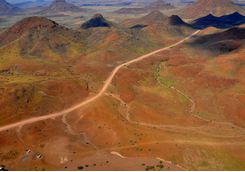 Damaralands from the air