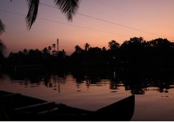 Vembanad Lake sunset